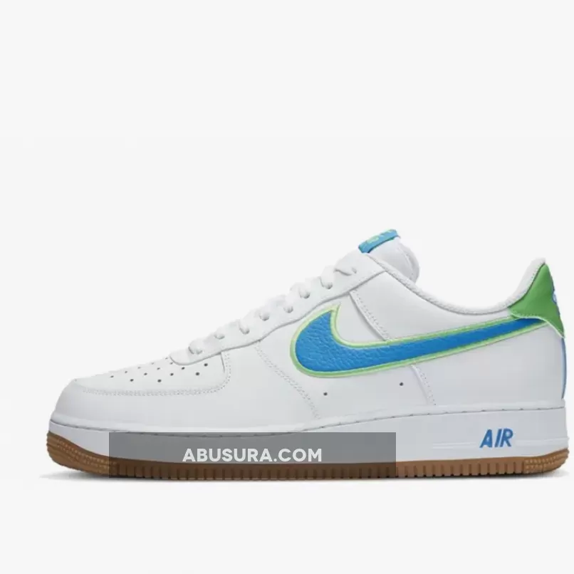 nike air force green blue